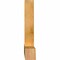 Ekena Millwork Portland Rough Sawn Timber Gable Bracket, Western Red Cedar, 96"W x 24"H x 4"D x 4"F, 6/12 Pitch GBW096X24X0404POR00RWR - alternate 3